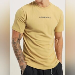 The North Face "Never Stop Exploring" Tee‎ Shirt-Mens-Small-Tan